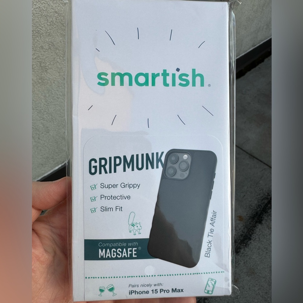 SMARTISH Gripmunk Black Phone Case